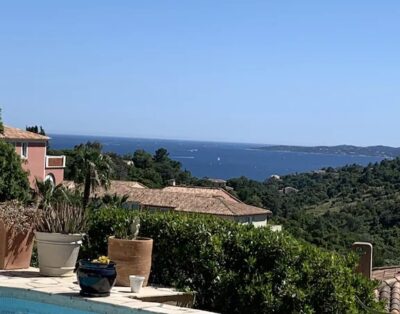Superbe vue mer aux Issambres, piscine, pétanque, clim, wifi fibre, toute adaptée PMR, 154m2