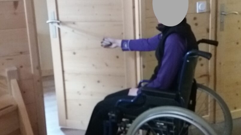 Accès chambre Rez-de-chaussée PMR fauteuils roulants