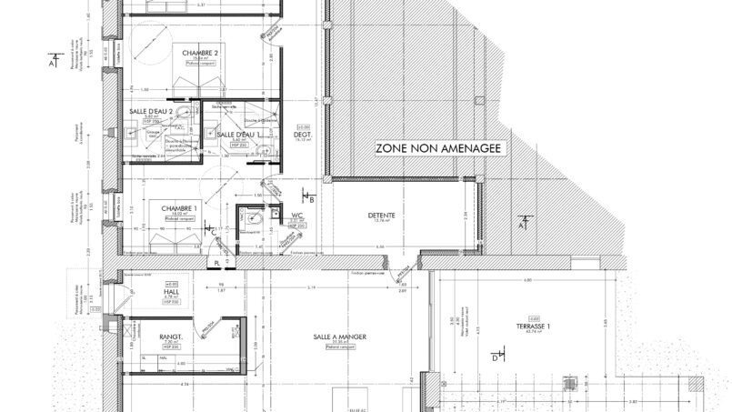 Plan logement PMR accessible fauteuils roulants labellisé Tourisme et Handicap