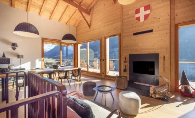 Chalet d’exception à Hauteluce 10 personnes vue Mont-blanc Sauna&Jacuzzi&Ciné
