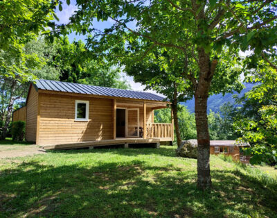 Chalet PMR 6 personnes, camping avec piscine
