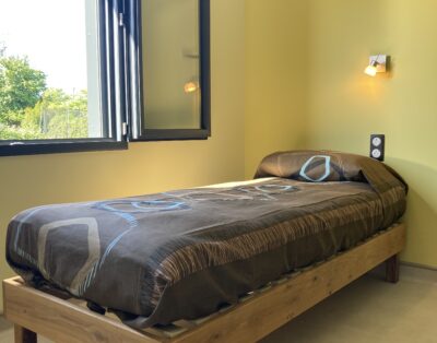 Maison en bois accessible PMR (4/6 pers) avec rail de transfert